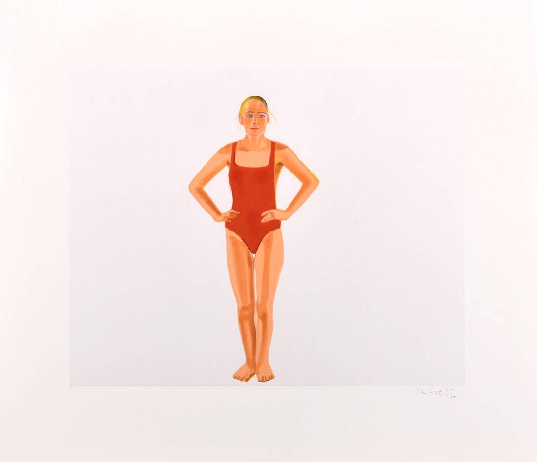 Alex Katz Figurative Print - Swimmer