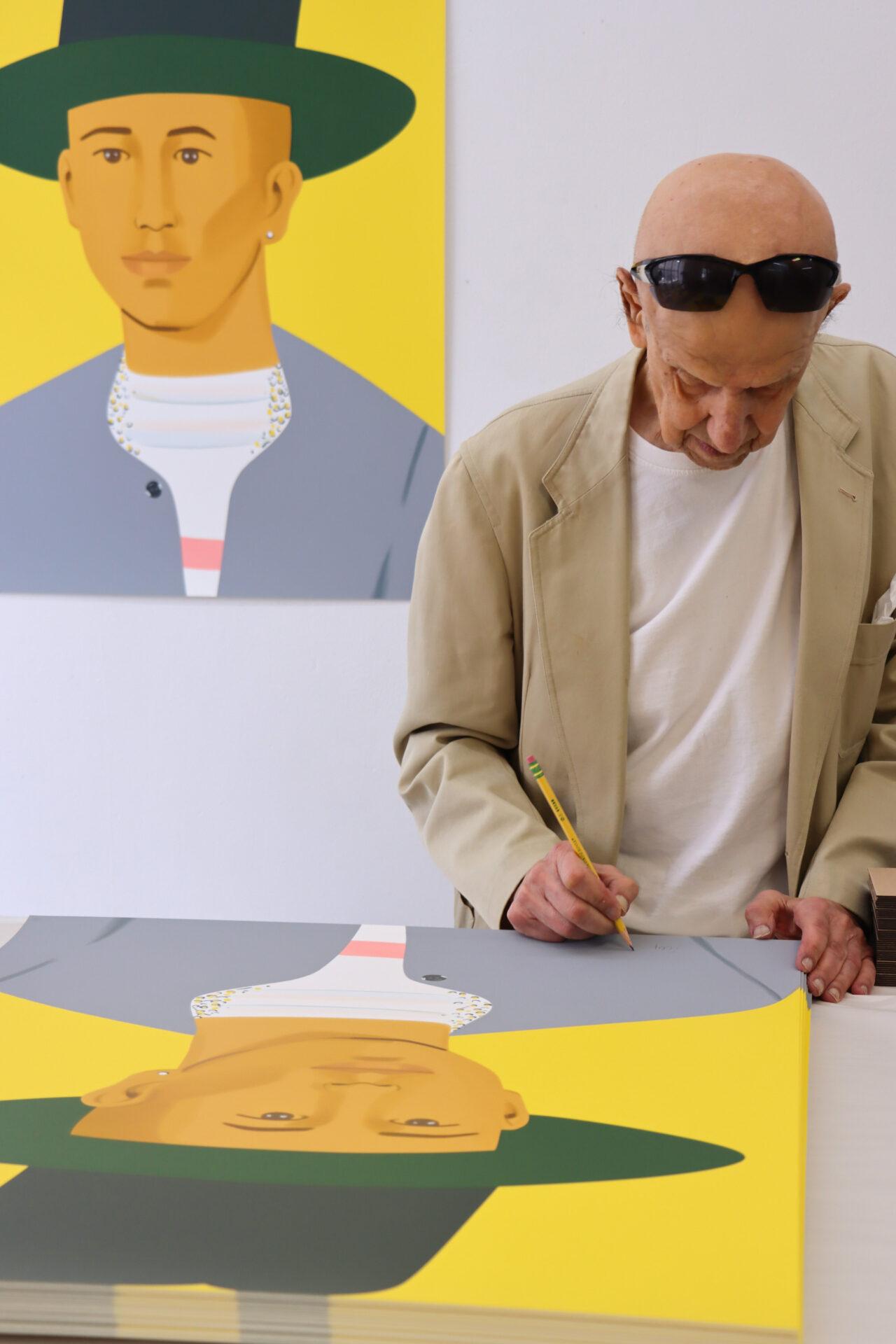 The Creative Director (Pharrell) - Contemporary Print by Alex Katz