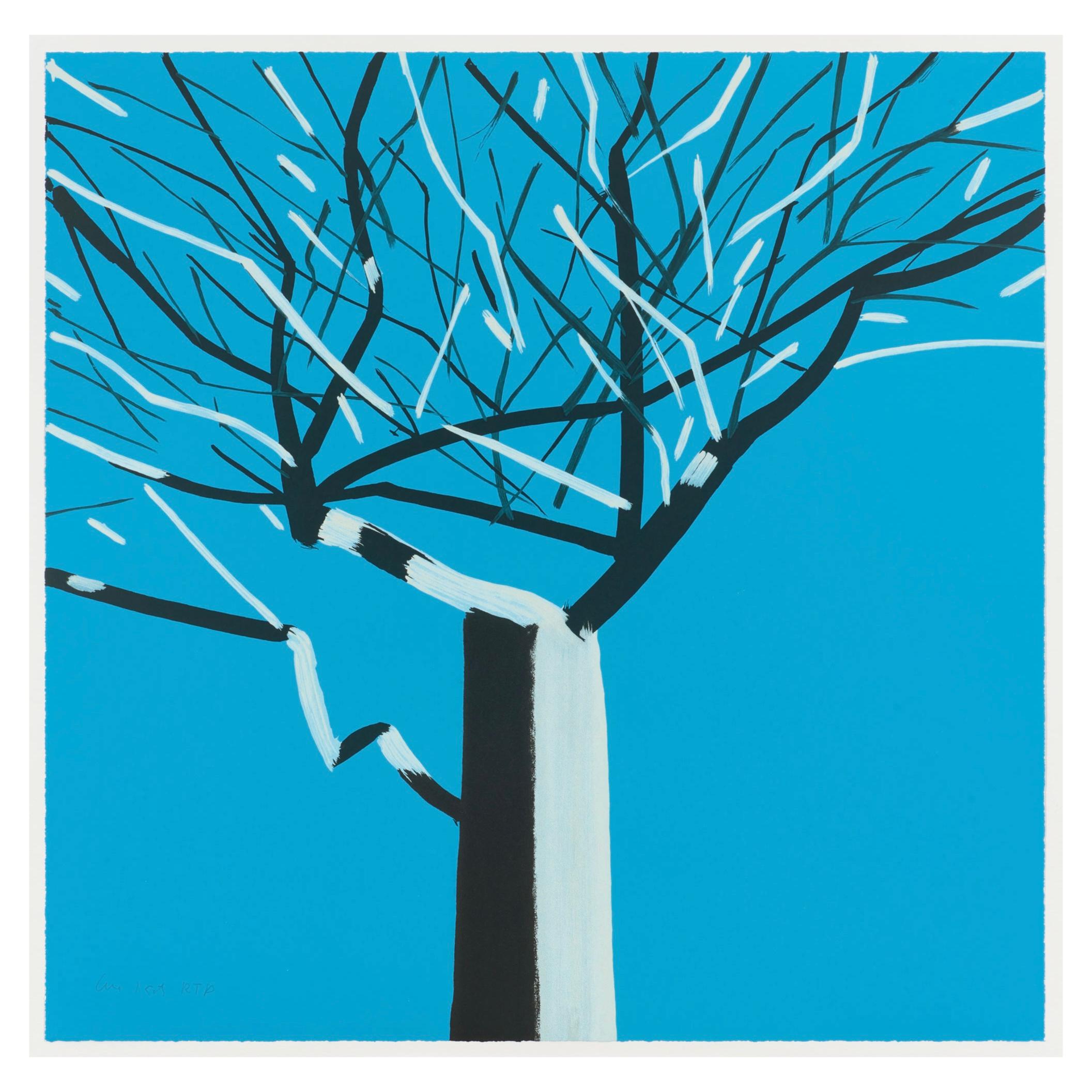 Alex Katz Landscape Print - Tree 10
