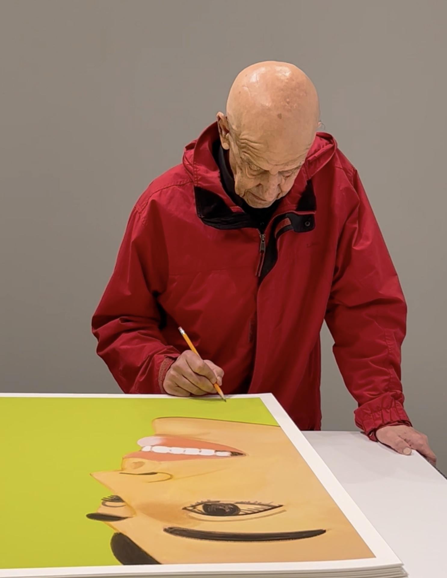 Vivian - Print by Alex Katz