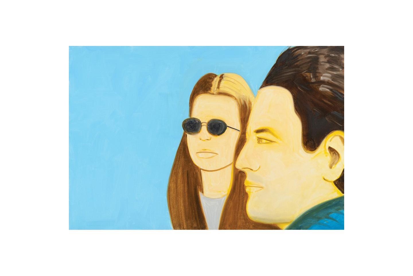 Figurative Print Alex Katz - Lotus blanc 1