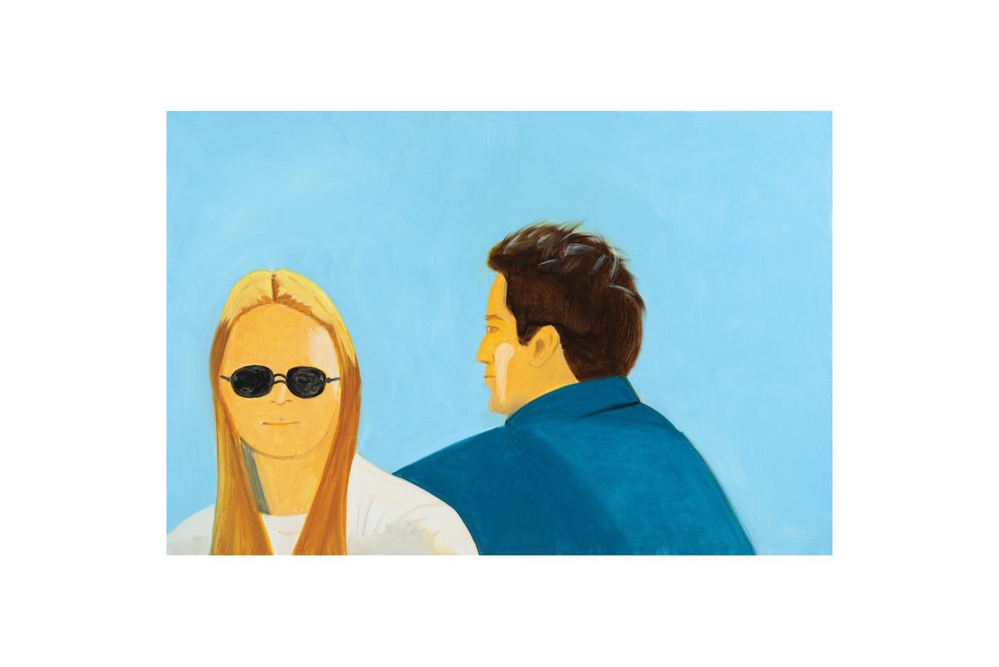 Figurative Print de Alex Katz - Loto blanco 10