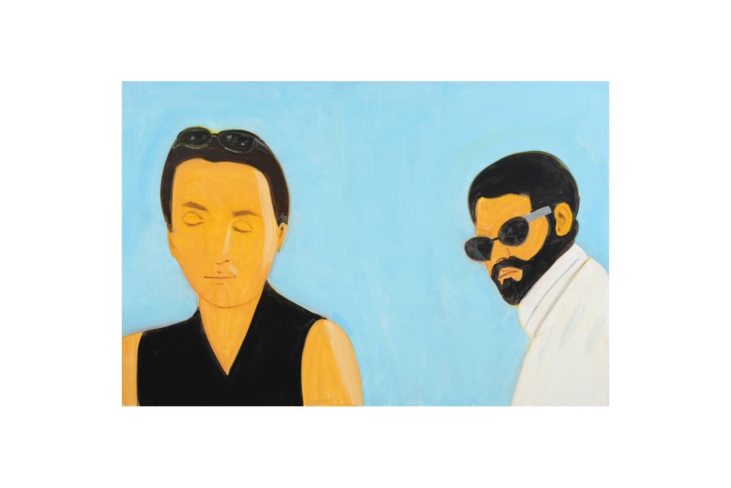 Alex Katz Figurative Print - White Lotus 2