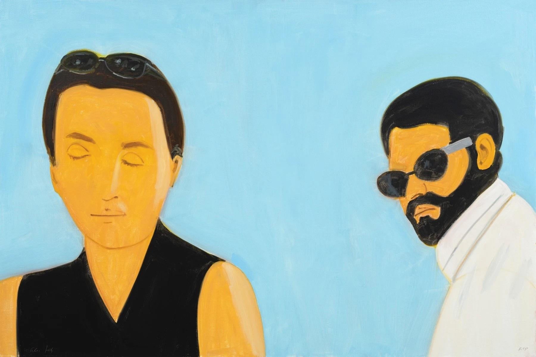 Alex Katz Figurative Print - White Lotus 2