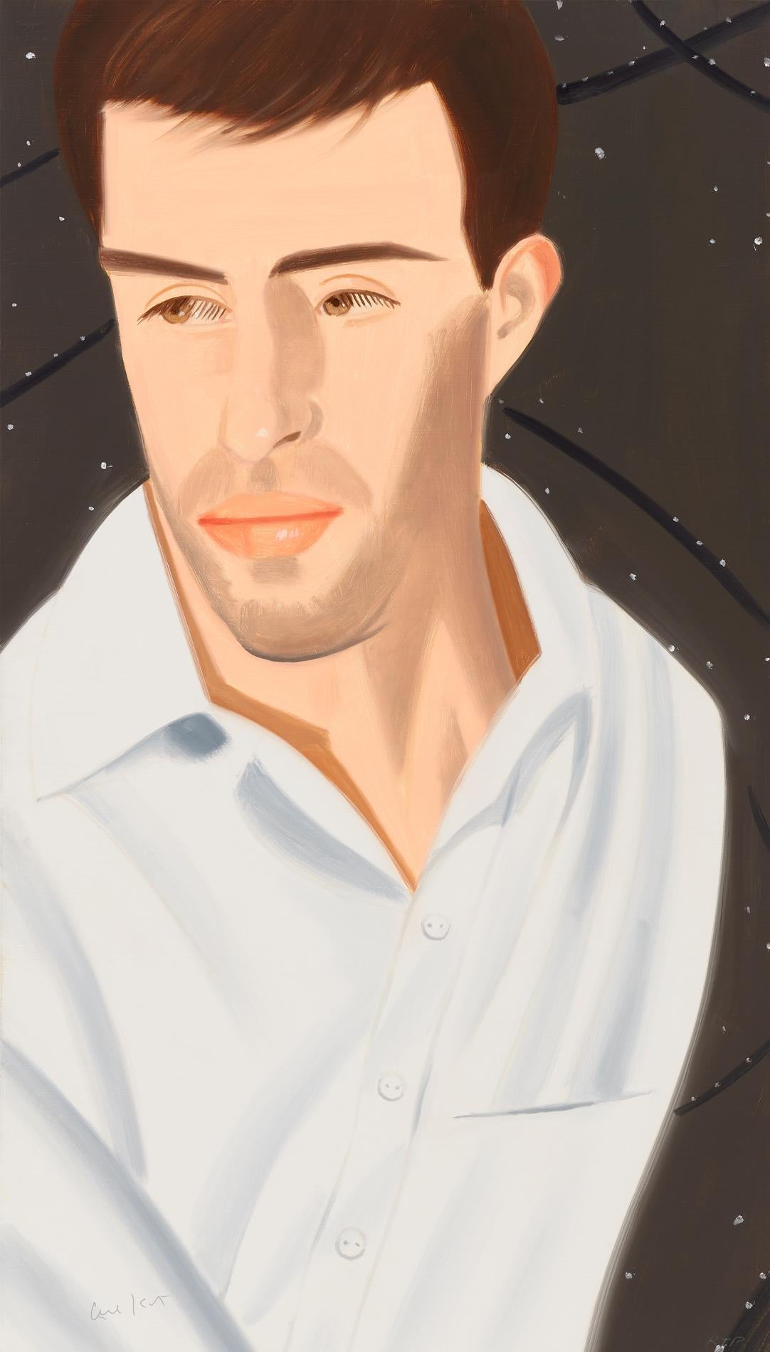 White Shirt (Vincent 2) - Print by Alex Katz