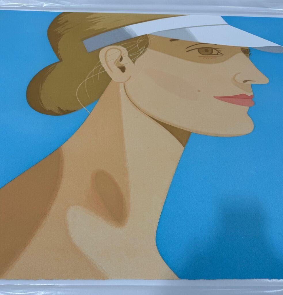 White Visor - Contemporary Print by Alex Katz