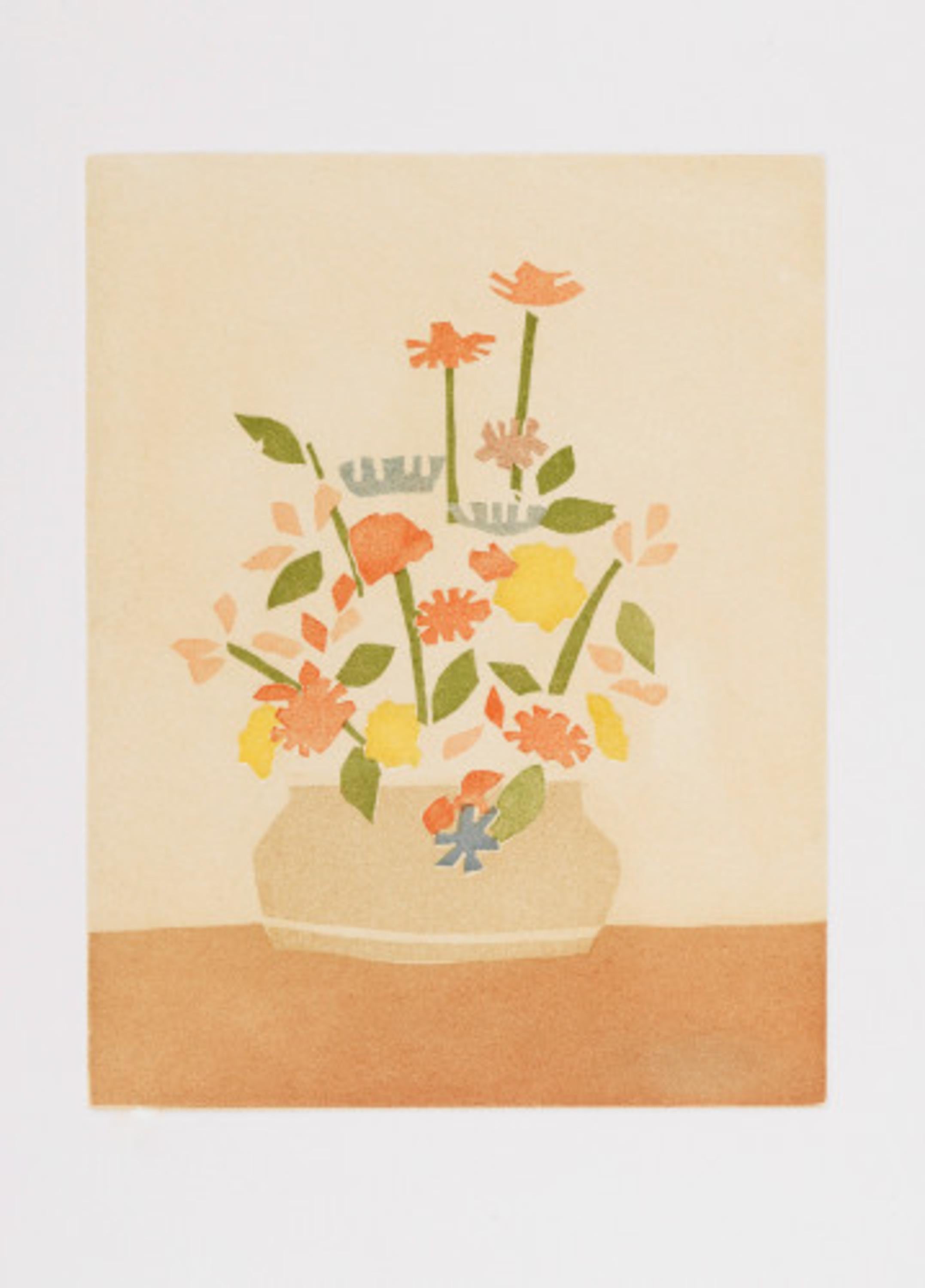 Wildflowers in Vase - Print by Alex Katz