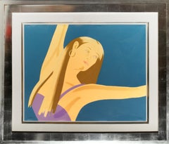William Dunas Dance 4 - Pamela, Framed Lithograph by Alex Katz
