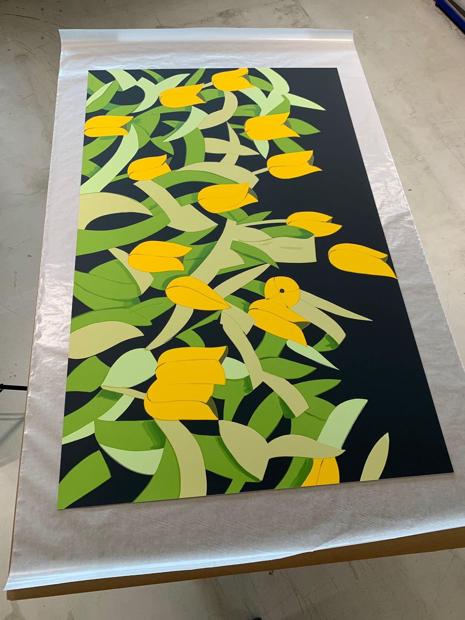 Yellow Tulips - Contemporary, 21st Century, Silkscreen, Limited Edition, Katz For Sale 2