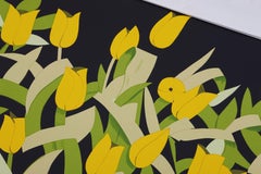 Yellow Tulips Screen Print, 15-Color on Museum Board, 2014, Unframed