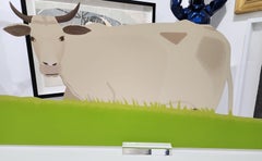 Alex Katz - Cow, 2004 - Screenprint on cut aluminum