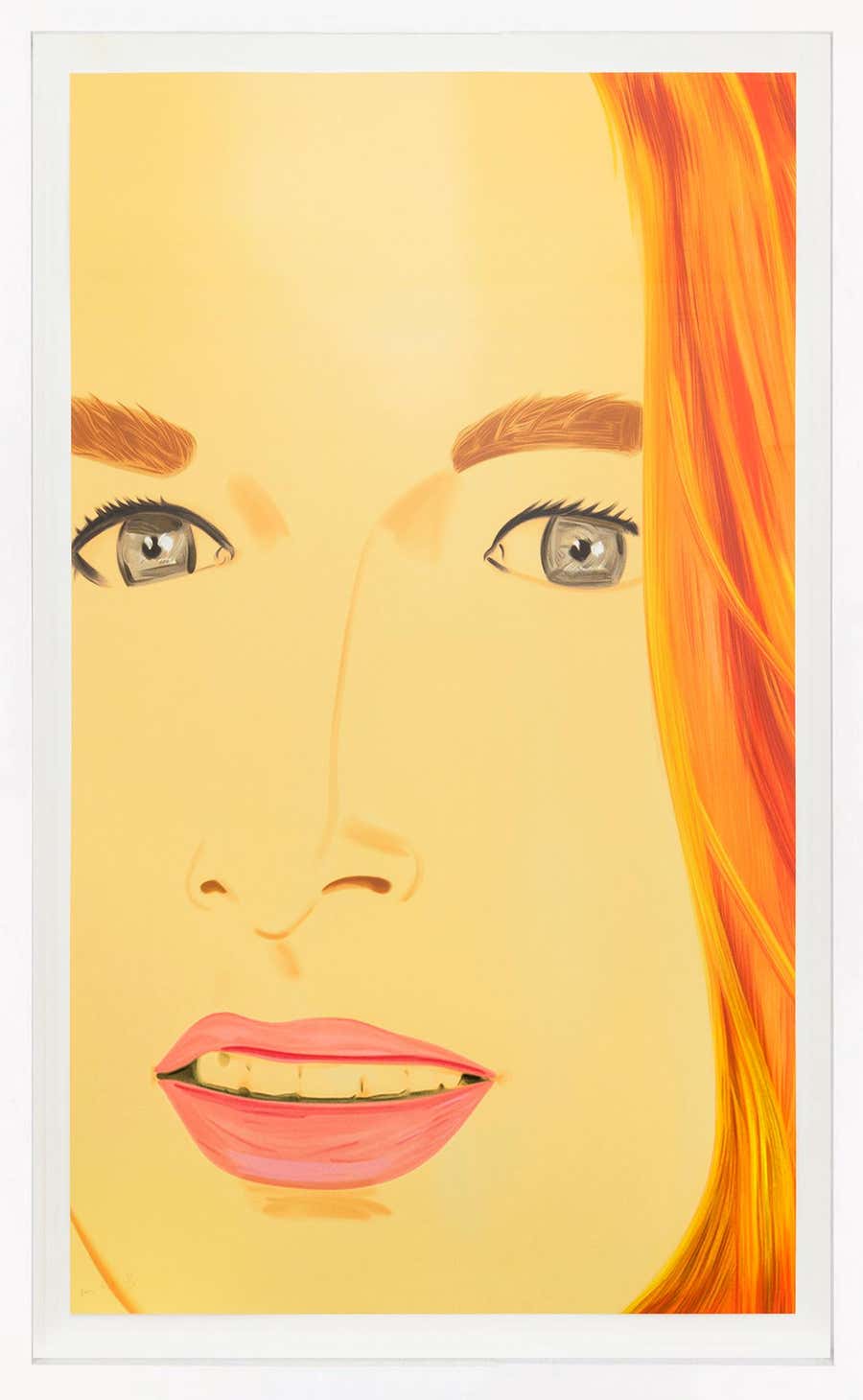 Ariel 2 Hand Signed Silkscreen Print, Pop Art, 2021, 27/60, Framed