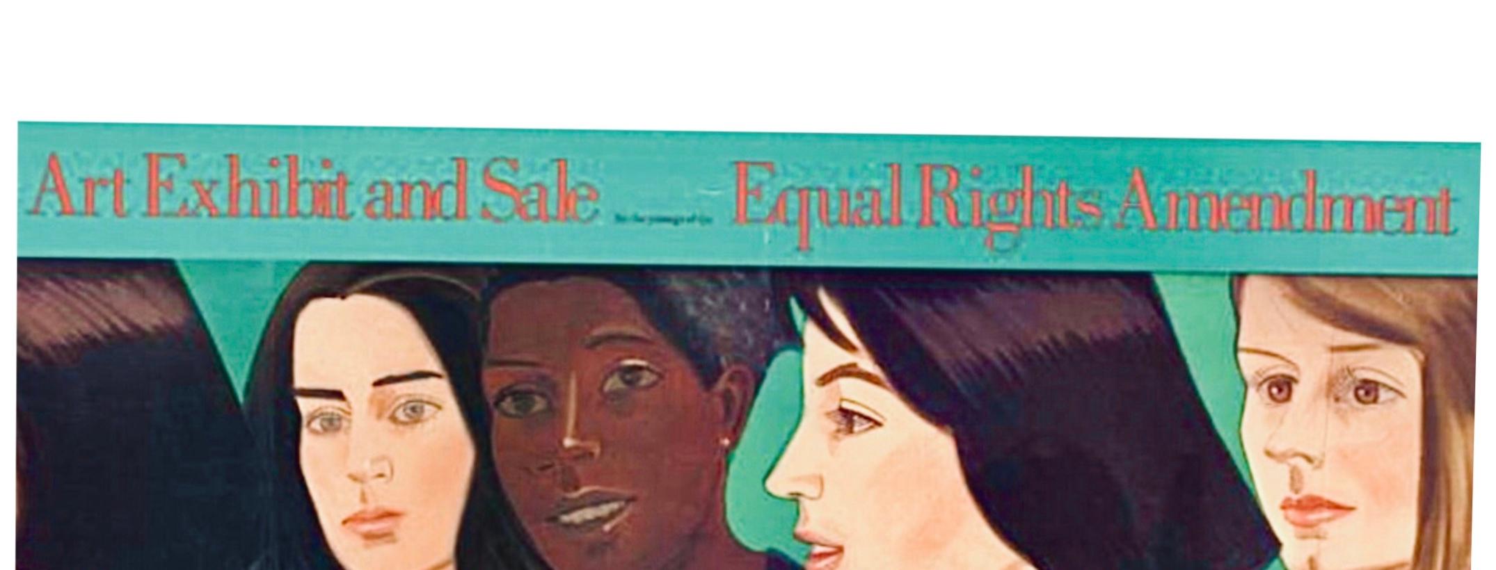 70s Original Alex Katz Exposición NOW Póster Mujeres Igualdad de Derechos Enmiendas ERA en venta 3