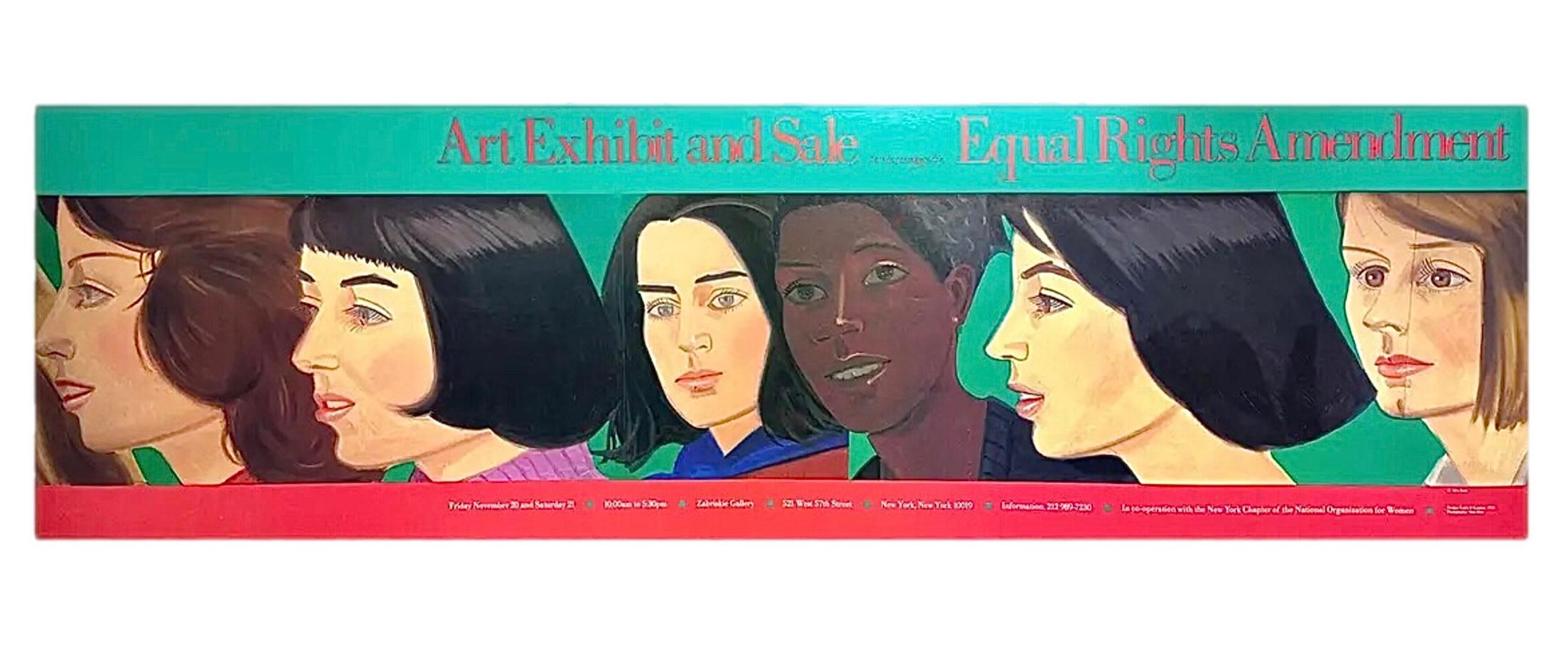 70s Original Alex Katz Exposición NOW Póster Mujeres Igualdad de Derechos Enmiendas ERA en venta 5