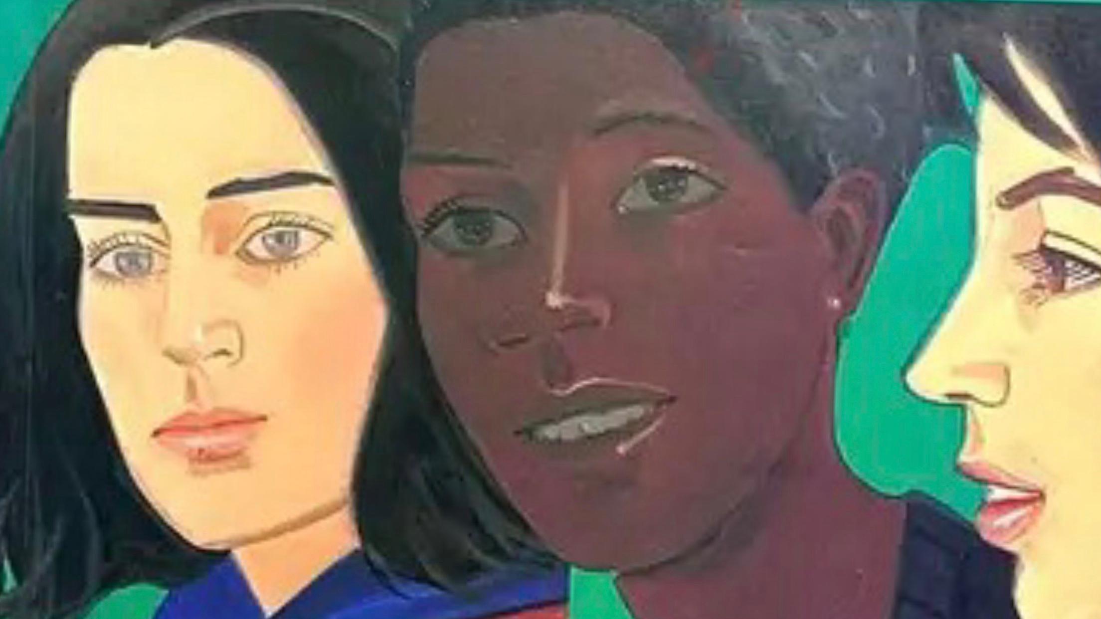 70s Original Alex Katz Exposición NOW Póster Mujeres Igualdad de Derechos Enmiendas ERA Estadounidense en venta