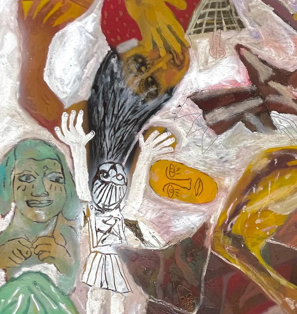 Art contemporain, peinture abstraite
Technique mixte sur toile
125x155cm
Encadré Bois Naturel
Signé 


A propos de l'artiste
Alex Lazard (Mexique 1986) est un peintre et un graveur qui s'est formé dans différents studios et ateliers au Mexique et à