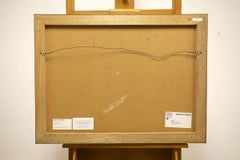 Tobacco Sheds, Vintage C-Print Abstract Color Landscape Photograph