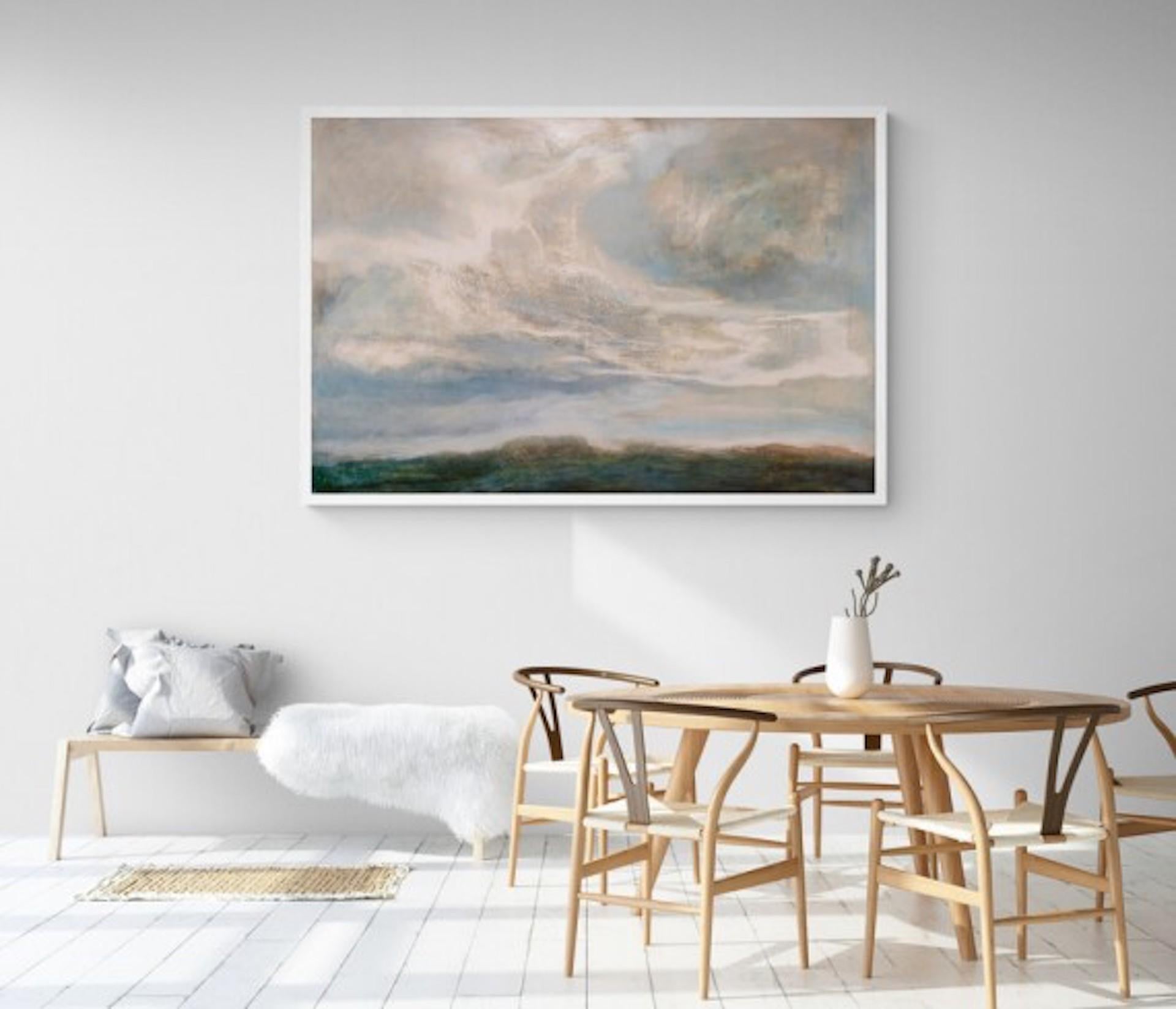 Alex McIntyre, Cambiamento dei cieli grigi, Arte contemporanea del paesaggio, Pittura originale 1