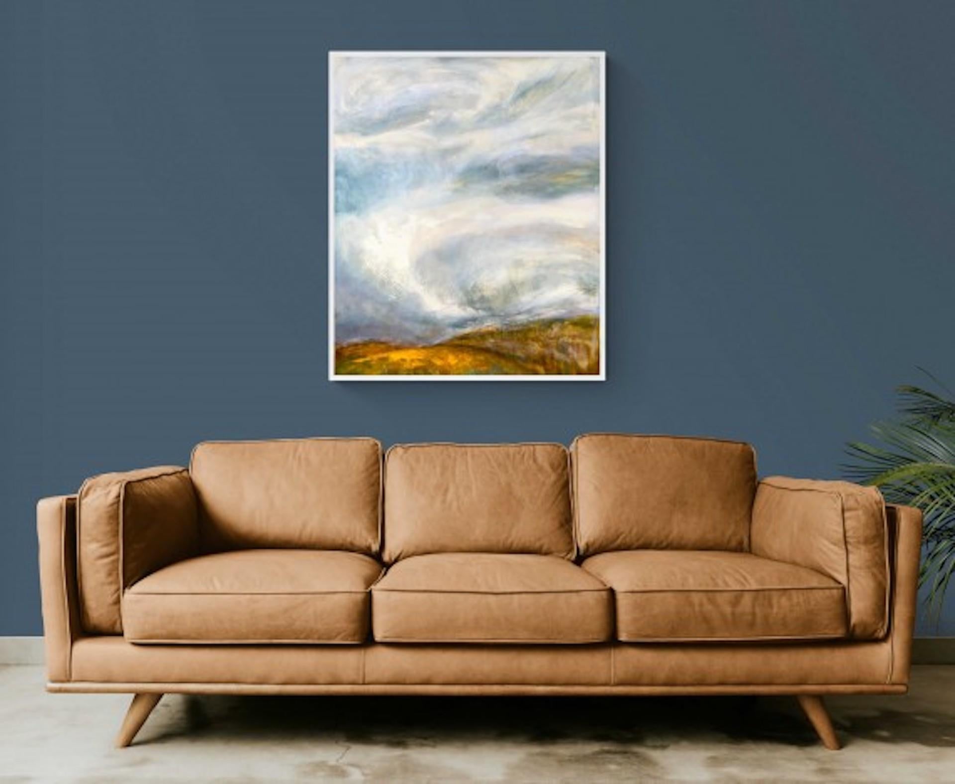 Alex McIntyre, Rush II, Original Landscape Painting, Mixed Media Art For Sale 1