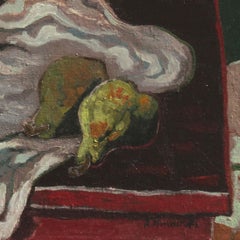 'Still Life of Fruit', Grande Chaumiere, Hans Hofmann, NY ASL, Monhegan, PAFA