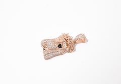 Alex Moss New York Classic Jesus Piece Rose Gold