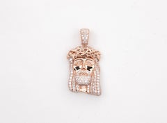 Alex Moss New York Classic Jesus Piece Rose Gold
