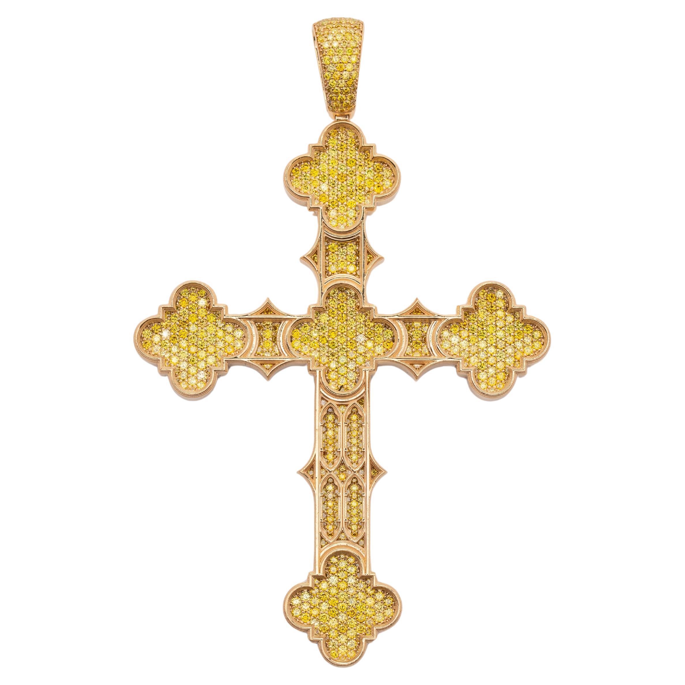 Alex Moss New York, grande suspension Notre Dame croix