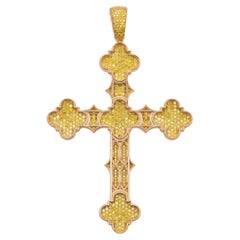 Alex Moss New York Großer Notre Dame Kreuz-Anhänger