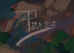 Lake’s Entrance-Acrylic on Unstretched Canvas, Signed by Artist