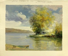 Quiet Estuary-Unstretched Oil on Canvas, Signed by Artist-comes with COA