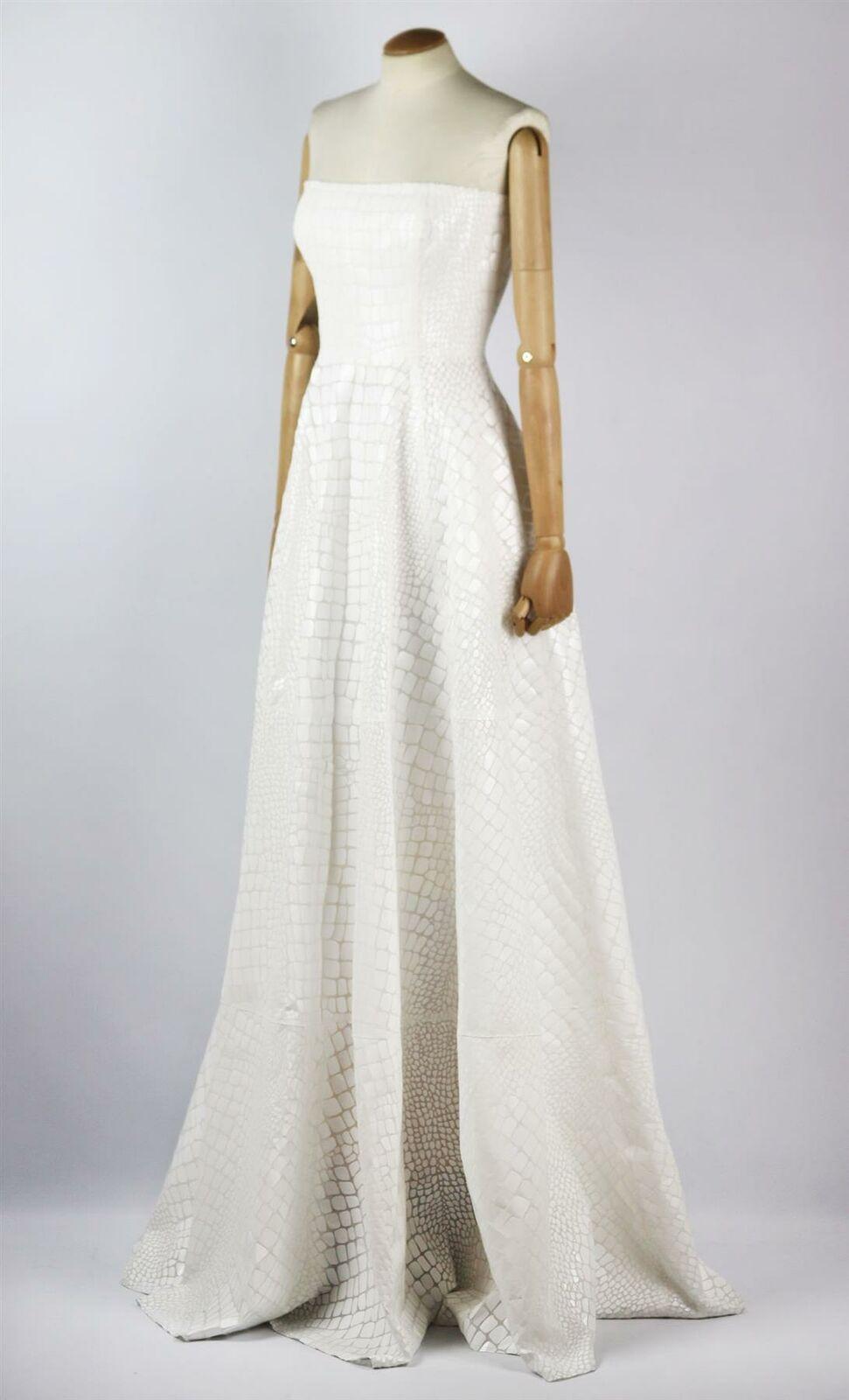 alex perry white gown