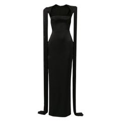 Alex Perry Dallas Fringed-Sleeve Gown AU 10/ US 6