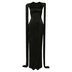 Alex Perry Dallas Fringed-Sleeve Gown AU 10/ US 6