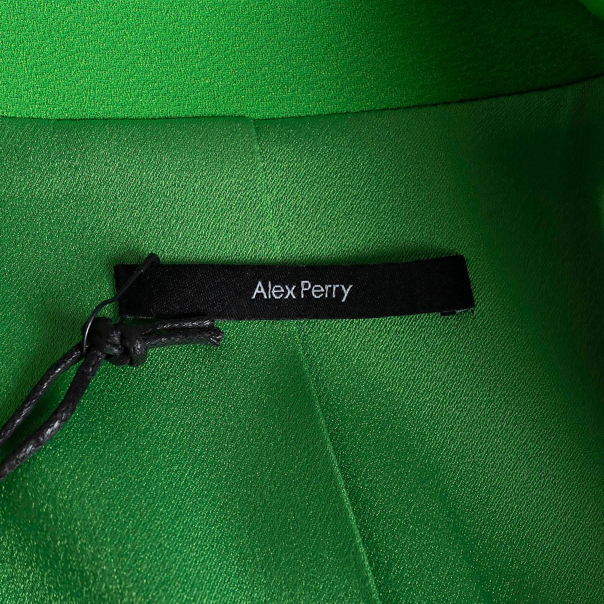 ALEX PERRY grass green CARTER CREPE Blazer Jacket 8 S For Sale 2