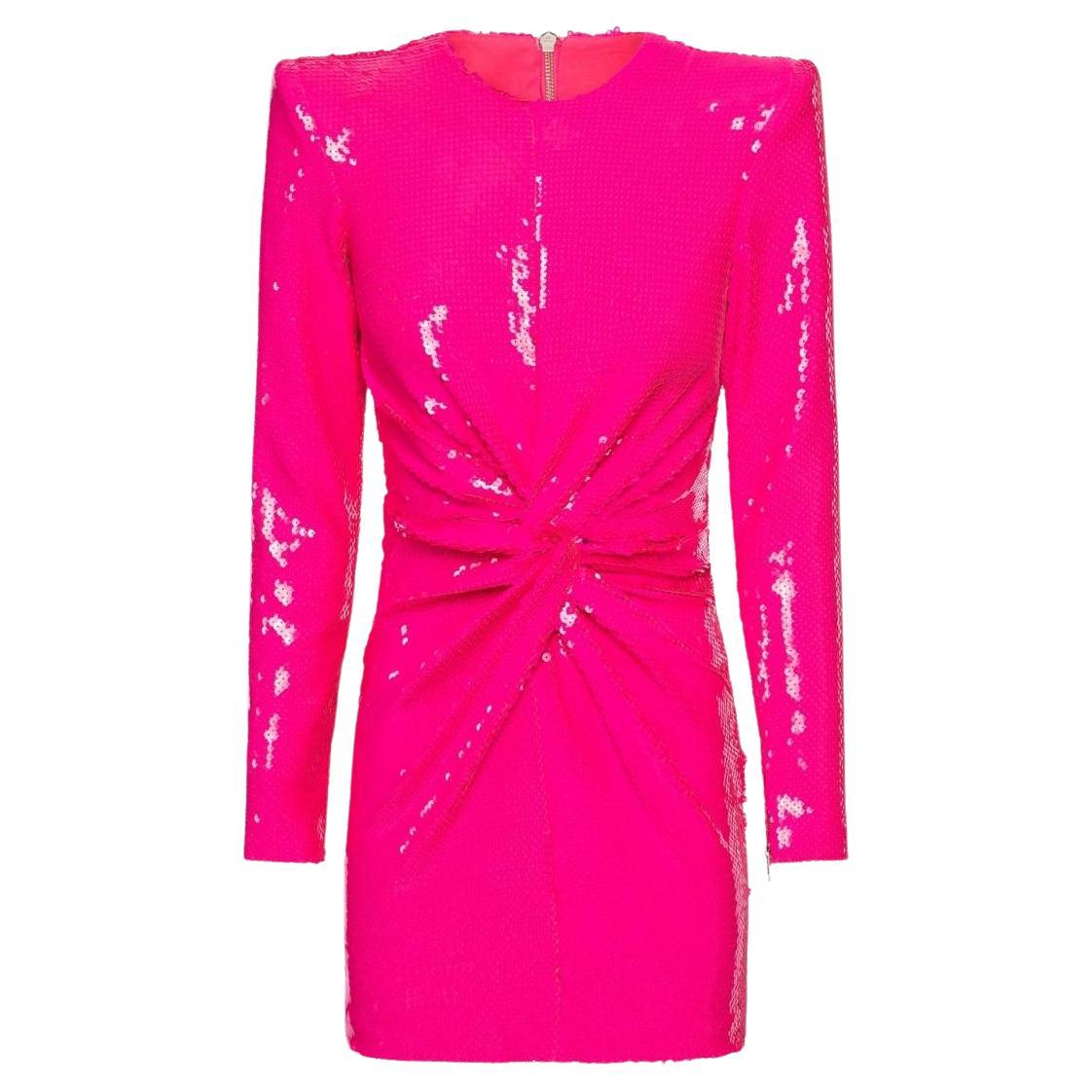 Alex Perry Jade Sequin-embellished Structured Mini Dress sz AU 10 US6 For Sale