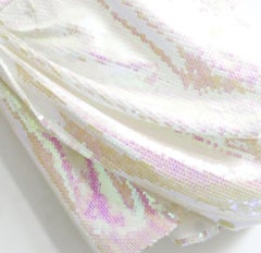 Alex Perry Kea Pailletten-Minikleid mit einer Schulterausschnitt