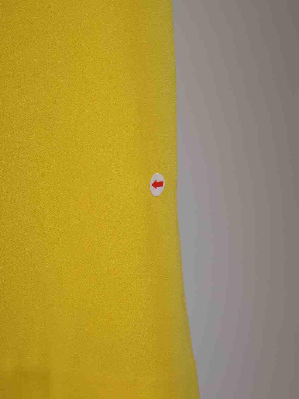 Jupe crayon midi jaune Alex Perry, taille L en vente 2