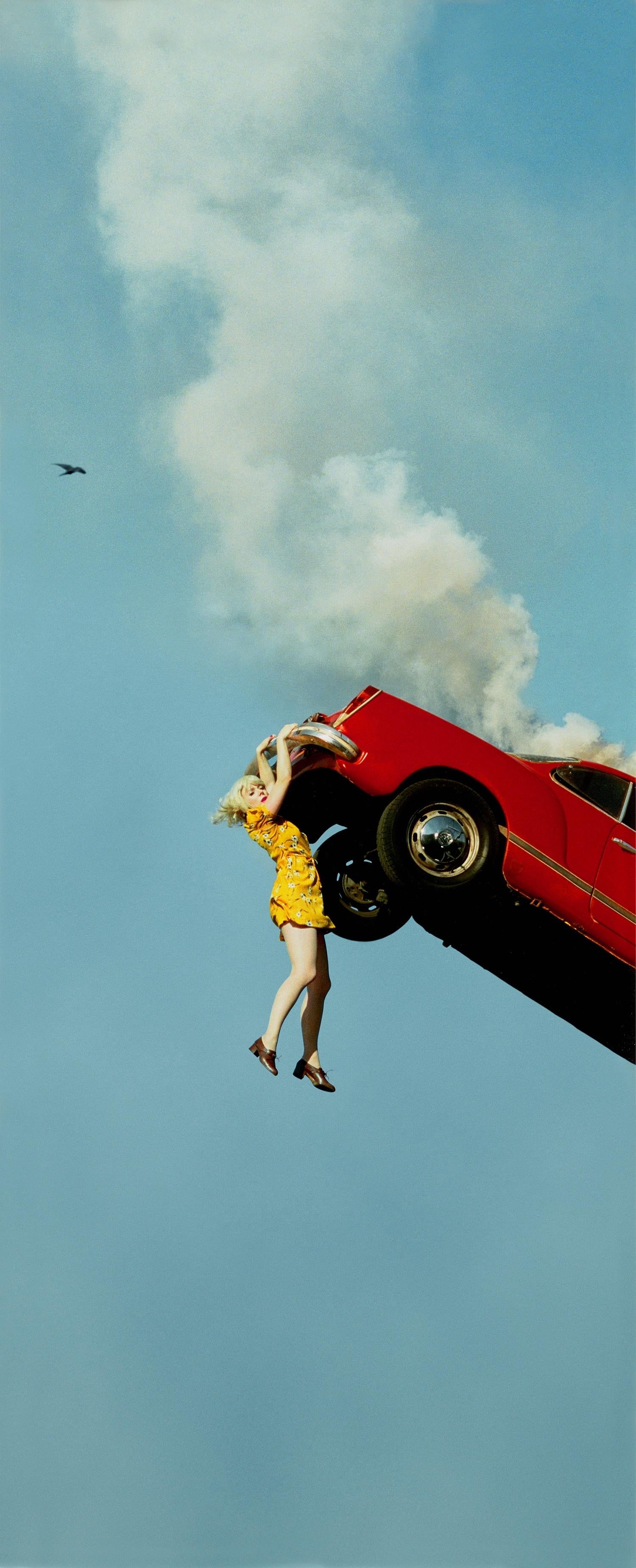 3:32 pm, Coldwater Canyon and Eye #5 (Automobile Accident) from Compulsion - Contemporary Photograph by Alex Prager