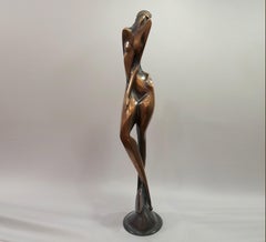 Despertar. Escultura de bronce fundido. Realismo figurativo. cosecha 1994