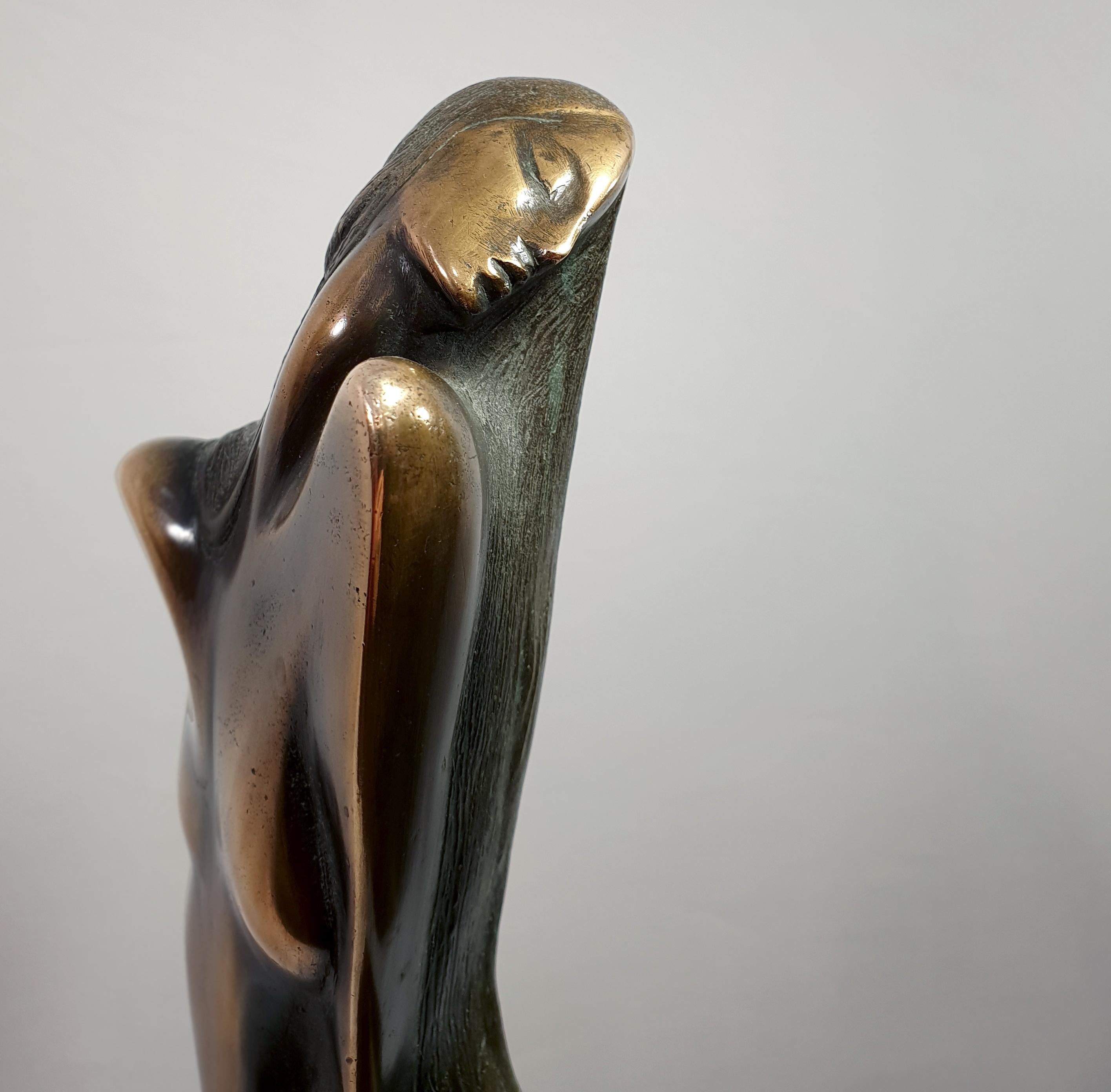 Risveglio - Nude Sculpture Oro di Alex Radionov