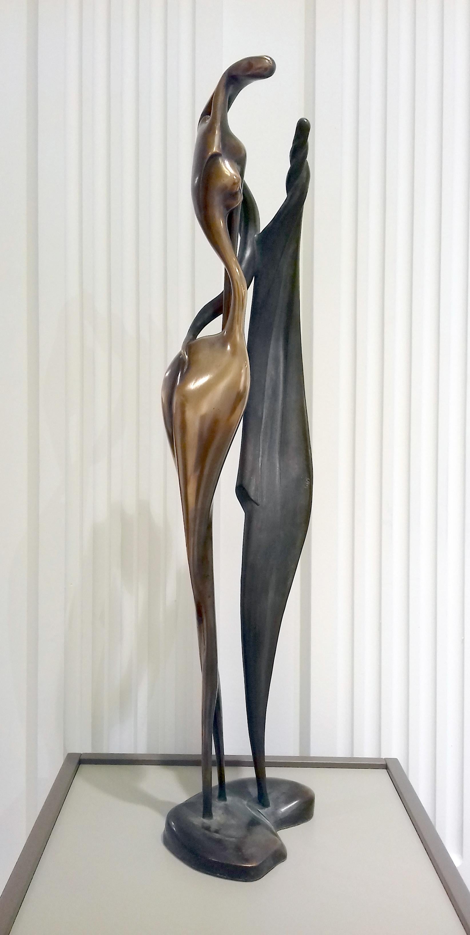 Grace Figurative Sculpture, Antique Nude, 82cm Tall, 1994