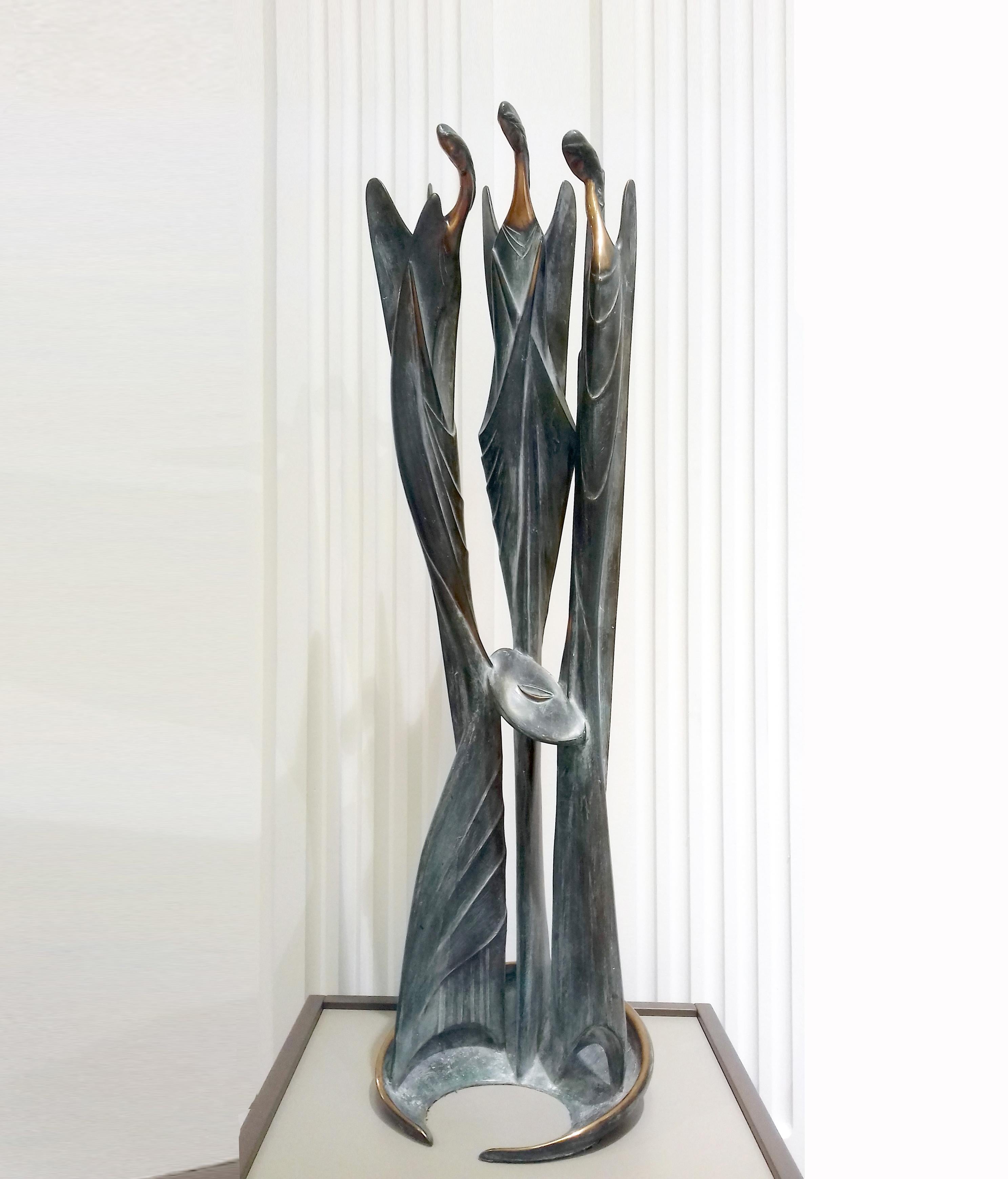 Alex Radionov Figurative Sculpture - Holy Trinity 