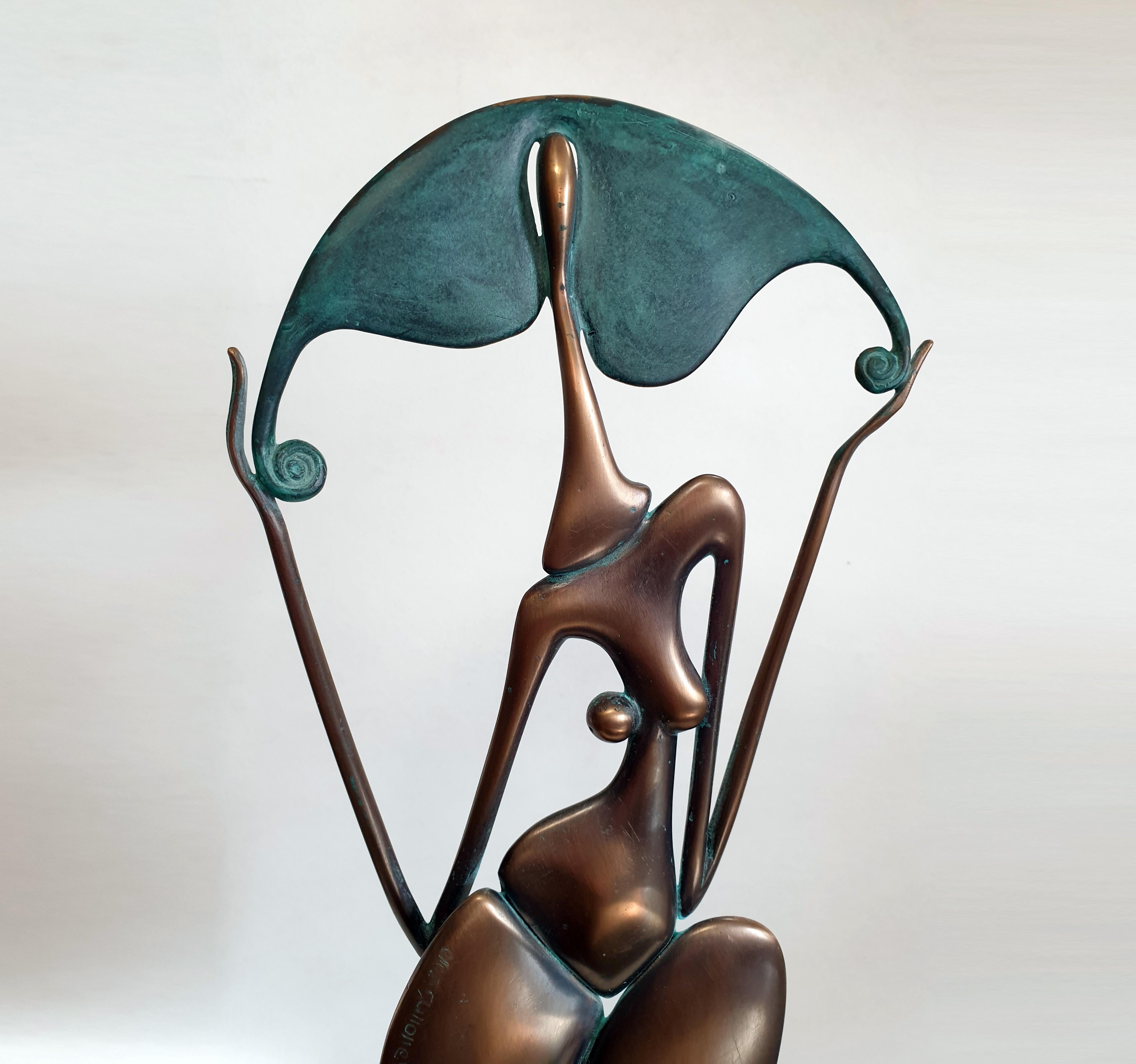 Sofia - Gold Nude Sculpture by Alex Radionov