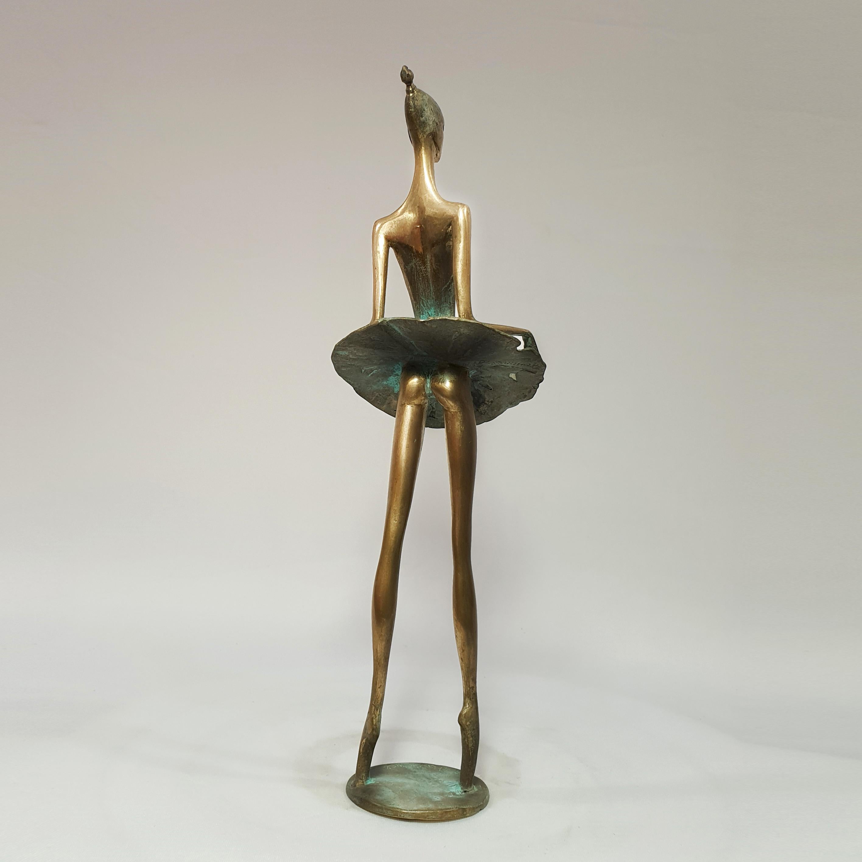 Standing ballerina - Academic Sculpture by Alex Radionov