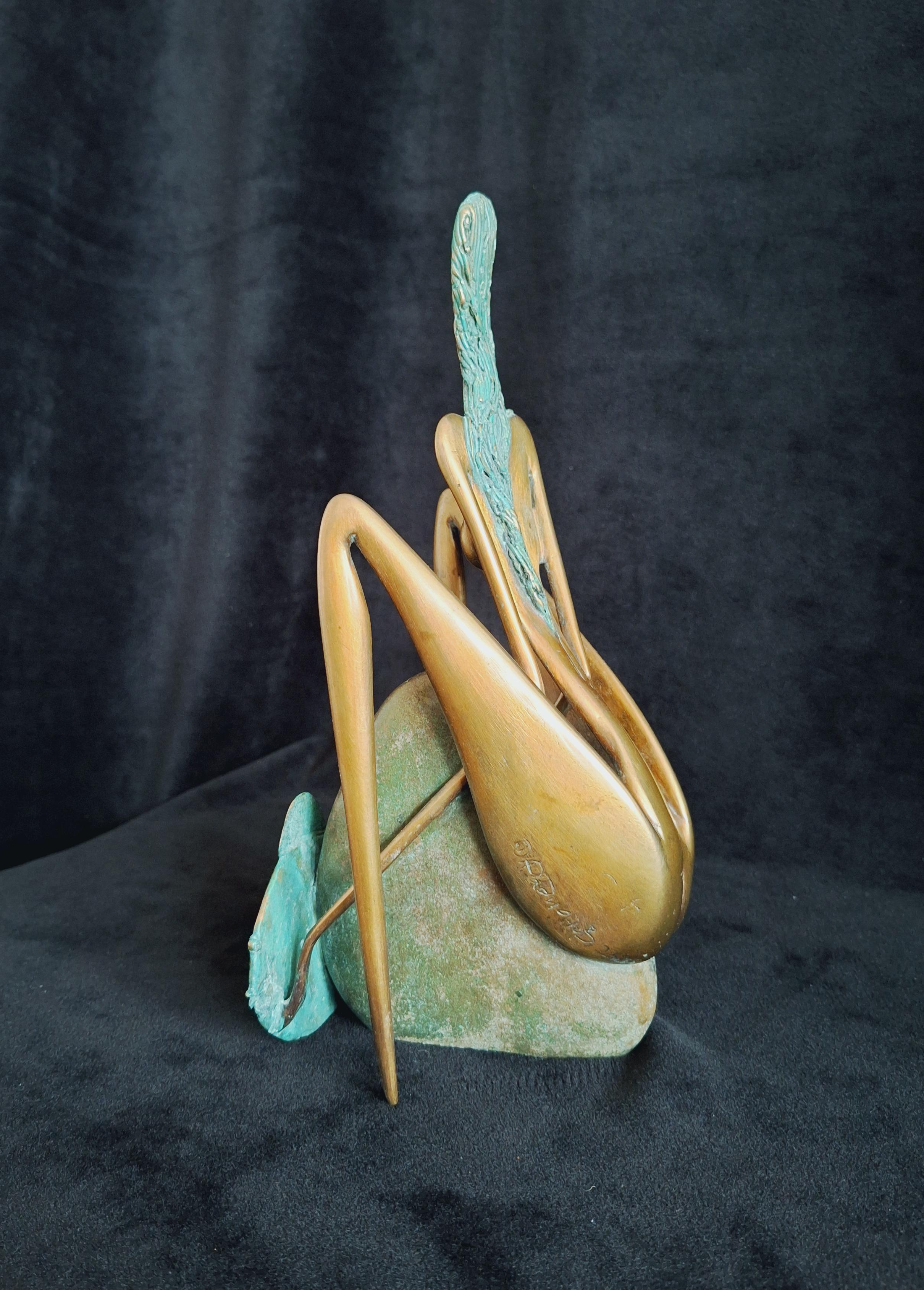 Der große Fisch (Gold), Figurative Sculpture, von Alex Radionov