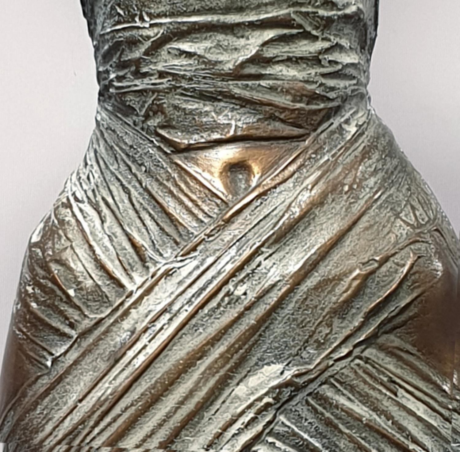 Torso in Drapery - Sculpture by Alex Radionov