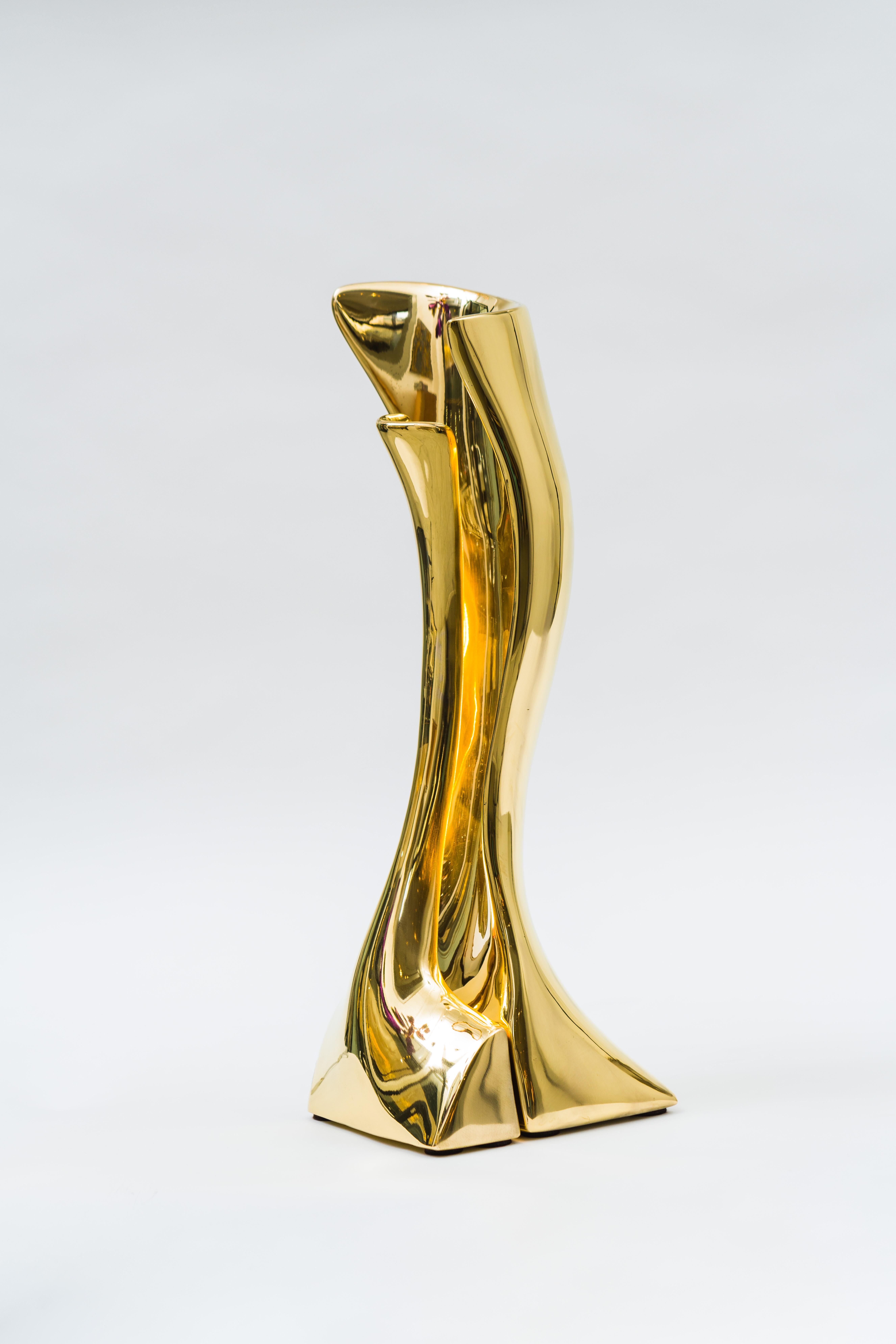 Tischlampe „Fleur-de-Lis“ von Alex Roskin, USA (Messing) im Angebot
