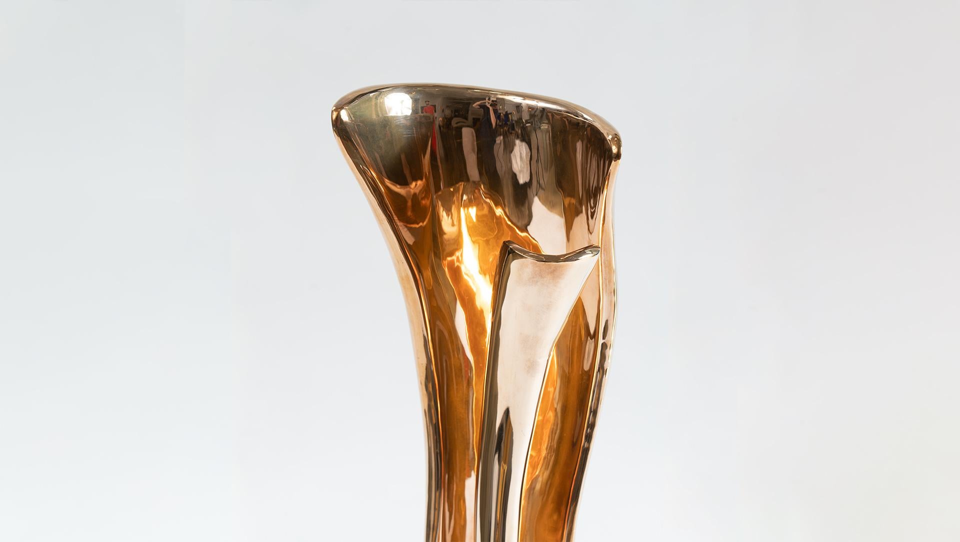 Brass Alex Roskin, Fleur-de-lis Table Lamp, USA For Sale