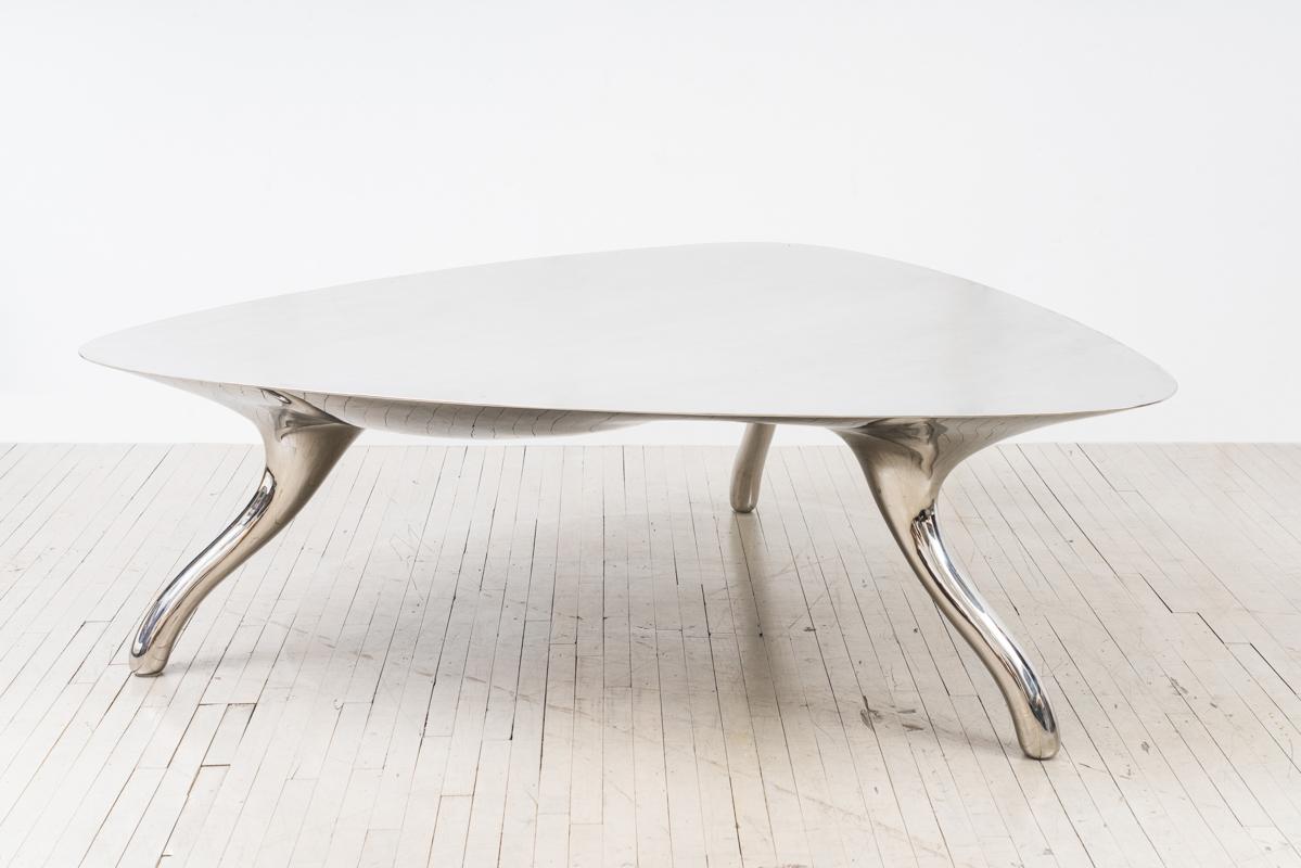 Alex Roskin, Grand Asymmetric Dining Table, USA For Sale 2