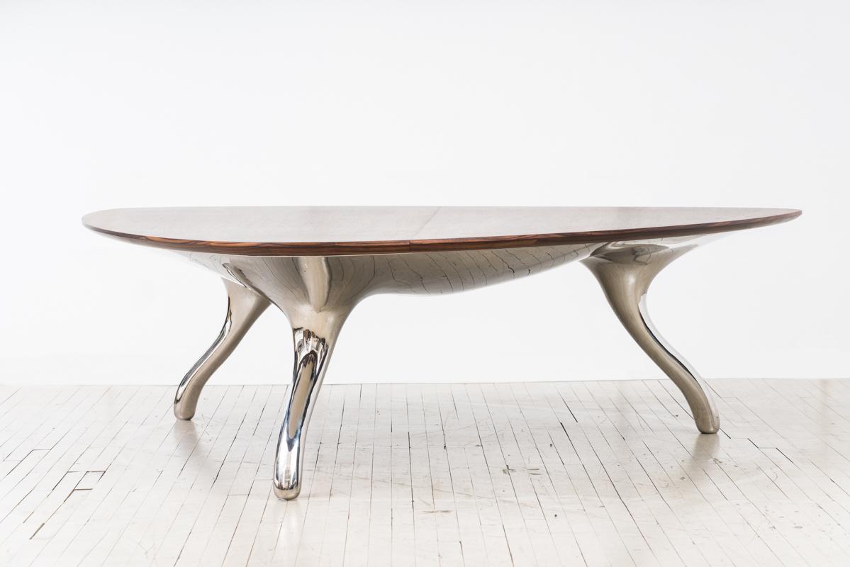 American Alex Roskin, Grand Asymmetric Dining Table, USA For Sale